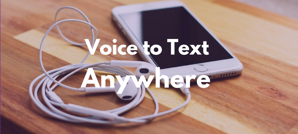 Voice to Text Dictation
