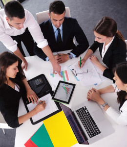 business people group in a meeting at office
